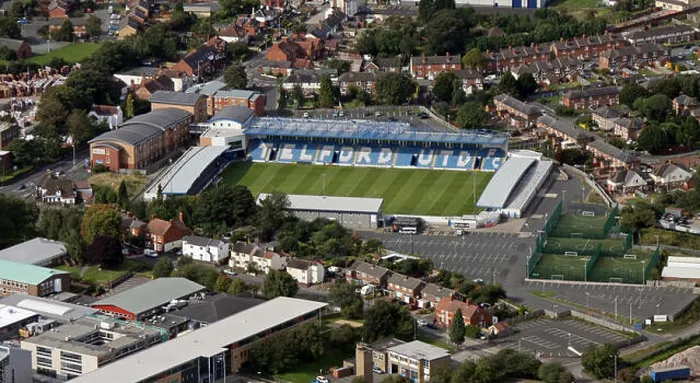 Framed Print : aerial view of AFC Telford United - their New Bucks Head Stadium, Shropshire, UK Framed Print : aerial view of AFC Telford United - their New Bucks Head Stadium, Shropshire, UK