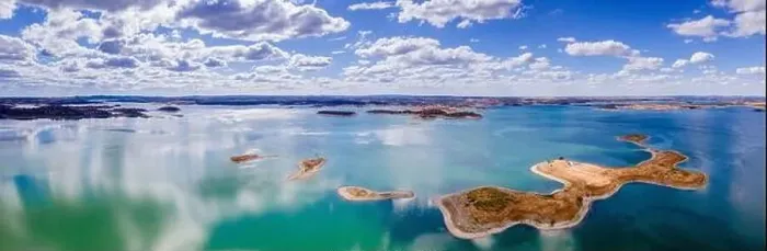 Framed Print : Aerial view of Alqueva Dam artificial Lake Framed Print : Aerial view of Alqueva Dam artificial Lake