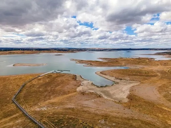 Framed Print : Aerial view of Alqueva Dam artificial Lake at aldeia da luz river beach, Alentejo tourist destination region, Portugal Framed Print : Aerial view of Alqueva Dam artificial Lake at aldeia da luz river beach, Alentejo tourist destination region, Portugal
