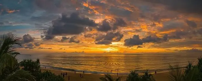 Framed Print : aerial view amazing sky in sunset above the ocean at Karon beach Phuket Framed Print : aerial view amazing sky in sunset above the ocean at Karon beach Phuket