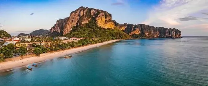Framed Print : Aerial view of Ao Nang Beach in Krabi, Thailand Framed Print : Aerial view of Ao Nang Beach in Krabi, Thailand