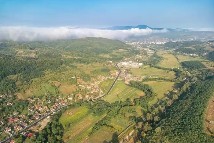 Framed Print : Aerial view of Apuseni Mountains in Romania Framed Print : Aerial view of Apuseni Mountains in Romania