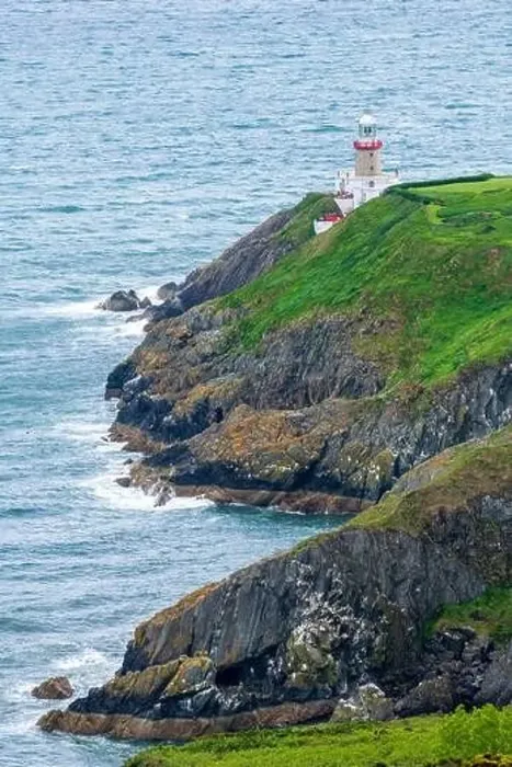 Framed Print : Aerial view of Baily Lighthouse, Howth North Dublin Framed Print : Aerial view of Baily Lighthouse, Howth North Dublin