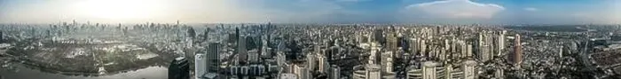 Framed Print : Aerial view of Bangkok Asoke, Khlong Toey during covid lockdown, Thailand Framed Print : Aerial view of Bangkok Asoke, Khlong Toey during covid lockdown, Thailand