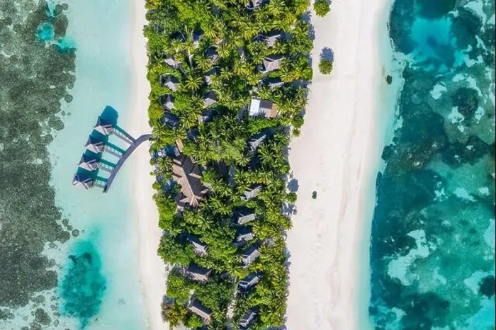 Framed Print : Aerial view of beach in Maldives. Amazing aerial landscape in Maldives islands, blue sea and coral reef view from drone or plane. Exotic summer travel Framed Print : Aerial view of beach in Maldives. Amazing aerial landscape in Maldives islands, blue sea and coral reef view from drone or plane. Exotic summer travel