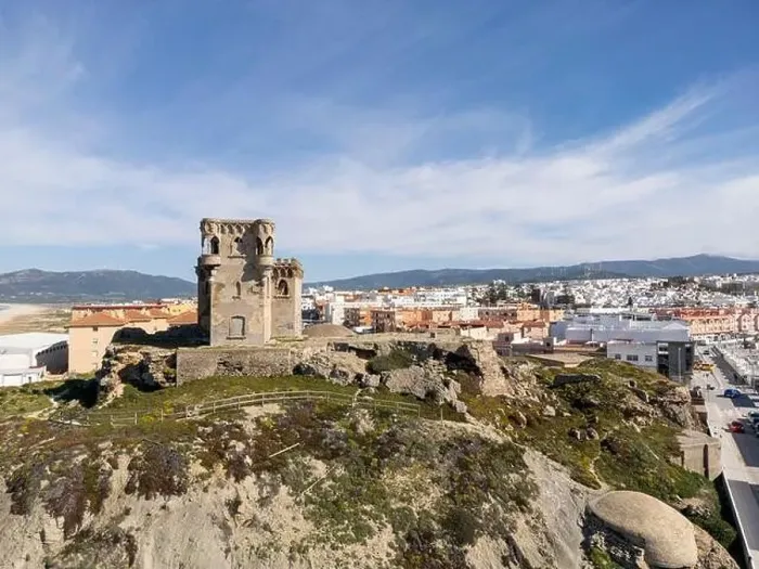 Framed Print : aerial view of the beautiful castle of Santa Catalina in the municipality of Tarifa, Andalusia Framed Print : aerial view of the beautiful castle of Santa Catalina in the municipality of Tarifa, Andalusia