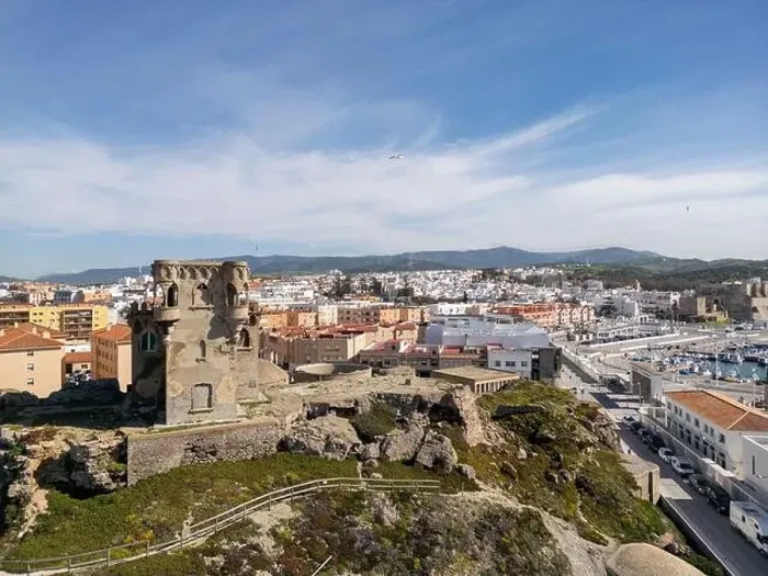 Framed Print : aerial view of the beautiful castle of Santa Catalina in the municipality of Tarifa, Andalusia Framed Print : aerial view of the beautiful castle of Santa Catalina in the municipality of Tarifa, Andalusia