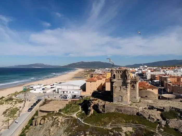 Framed Print : aerial view of the beautiful castle of Santa Catalina in the municipality of Tarifa, Andalusia Framed Print : aerial view of the beautiful castle of Santa Catalina in the municipality of Tarifa, Andalusia