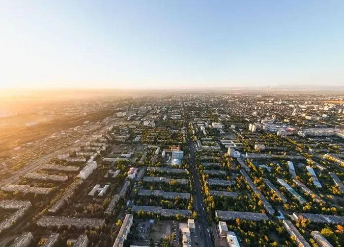 Framed Print : Aerial view of Bishkek city Kyrgyzstan Framed Print : Aerial view of Bishkek city Kyrgyzstan