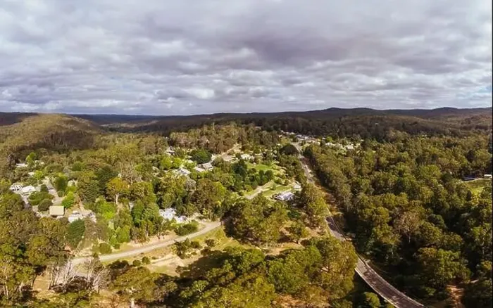 Framed Print : Aerial View of Blackwood in Australia Framed Print : Aerial View of Blackwood in Australia