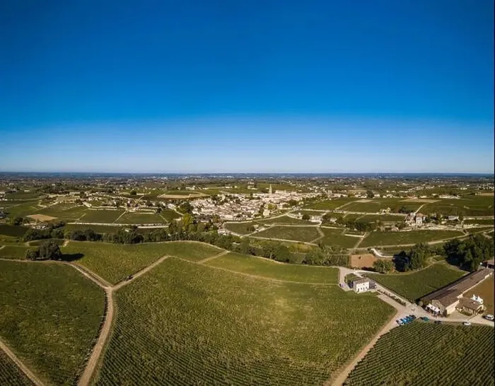 Framed Print : Aerial View Bordeaux vineyards, Saint-Emilion, Aquitaine area of the Gironde department, France, Europe Framed Print : Aerial View Bordeaux vineyards, Saint-Emilion, Aquitaine area of the Gironde department, France, Europe