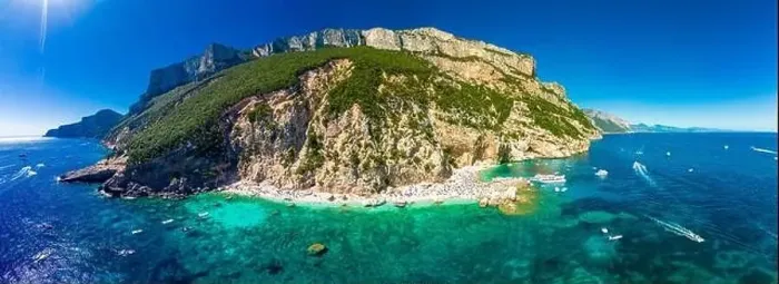Framed Print : Aerial view of Cala Mariolu, Italy, east coast of Sardinia, Orosei gulf in the Baunei municipal Framed Print : Aerial view of Cala Mariolu, Italy, east coast of Sardinia, Orosei gulf in the Baunei municipal