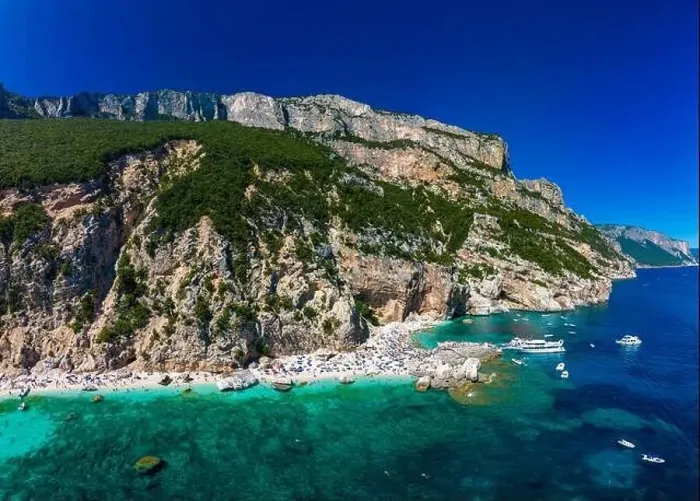 Framed Print : Aerial view of Cala Mariolu, Italy, east coast of Sardinia, Orosei gulf in the Baunei municipal Framed Print : Aerial view of Cala Mariolu, Italy, east coast of Sardinia, Orosei gulf in the Baunei municipal