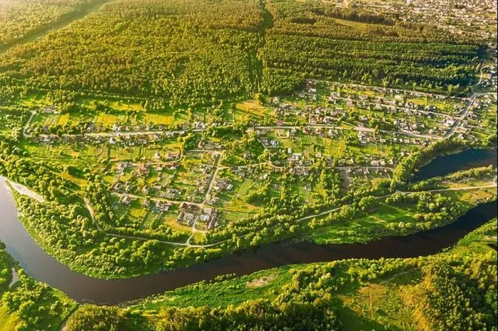 Framed Print : Aerial View Of Calm River And Village In Belarus, Europe. Green Forest Woods Landscape In Sunny Summer Evening. Top View Of Beautiful European Nature Framed Print : Aerial View Of Calm River And Village In Belarus, Europe. Green Forest Woods Landscape In Sunny Summer Evening. Top View Of Beautiful European Nature