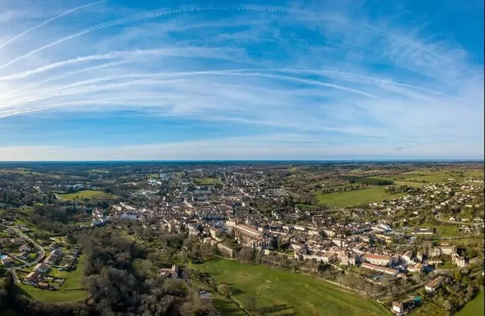 Framed Print : Aerial view, Cathedral of Bazas film by drone, Gironde, Aquitaine, France, Europe Framed Print : Aerial view, Cathedral of Bazas film by drone, Gironde, Aquitaine, France, Europe