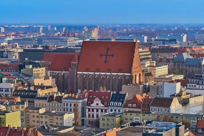 Framed Print : Aerial view on the centre of the city Wroclaw, Poland Framed Print : Aerial view on the centre of the city Wroclaw, Poland