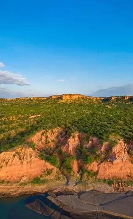 Framed Print : An aerial view of the Chilojo cliffs, Gonarezhou National Park, Zimbabwe Framed Print : An aerial view of the Chilojo cliffs, Gonarezhou National Park, Zimbabwe