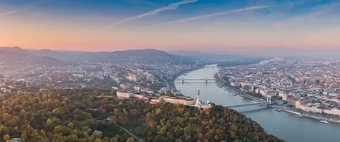 Framed Print : aerial view of Citadella Budapest Framed Print : aerial view of Citadella Budapest