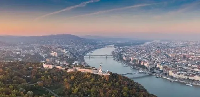 Framed Print : aerial view of Citadella Budapest Framed Print : aerial view of Citadella Budapest