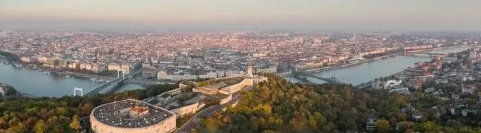 Framed Print : aerial view of Citadella Budapest Framed Print : aerial view of Citadella Budapest