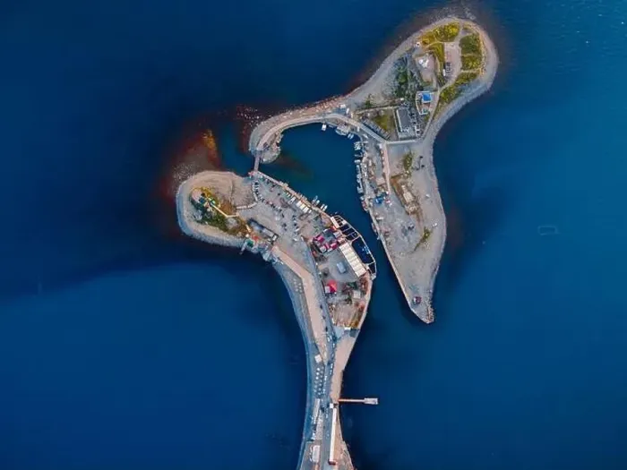 Framed Print : Aerial view of coastline with blue sea, island and lighthouse in Utrish, Anapa Framed Print : Aerial view of coastline with blue sea, island and lighthouse in Utrish, Anapa