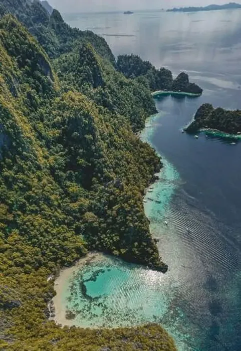 Framed Print : Aerial view of Coron island in Palawan, Philippines Framed Print : Aerial view of Coron island in Palawan, Philippines