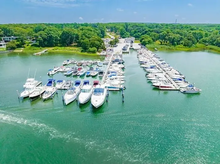 Framed Print : Aerial view of Mill Creek Marina, Sag Harbor, NY Framed Print : Aerial view of Mill Creek Marina, Sag Harbor, NY