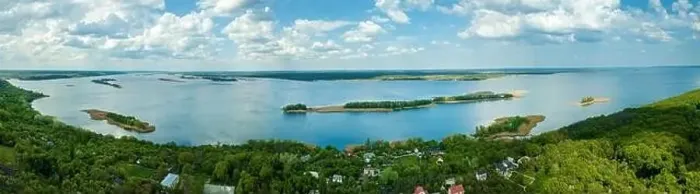 Framed Print : Aerial view from a drone to the Dnieper Framed Print : Aerial view from a drone to the Dnieper