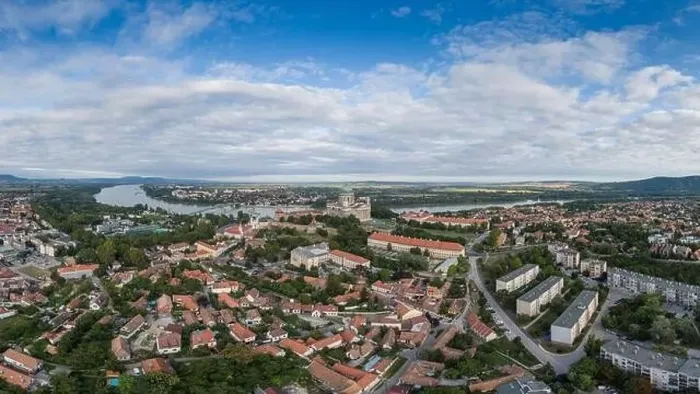 Framed Print : aerial view of Esztergom Basilica in Hungary Framed Print : aerial view of Esztergom Basilica in Hungary