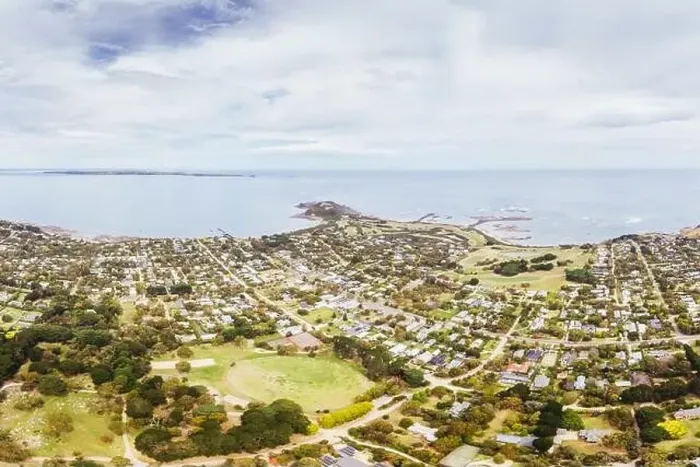 Framed Print : Aerial View of Flinders in Australia Framed Print : Aerial View of Flinders in Australia
