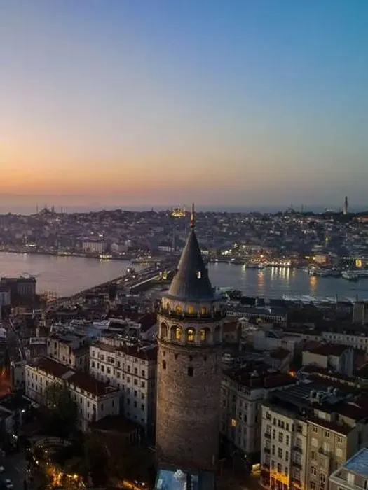 Framed Print : Aerial view of Galata Tower of istanbul Turkey Framed Print : Aerial view of Galata Tower of istanbul Turkey