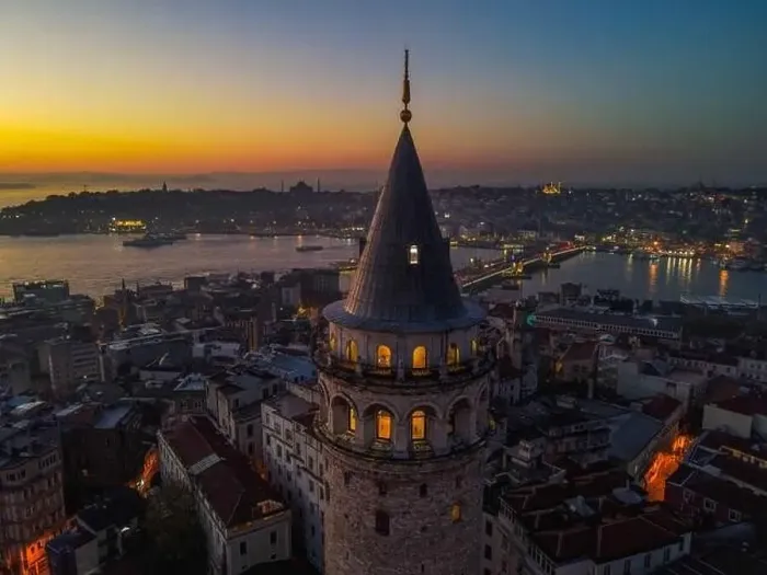 Framed Print : Aerial view of Galata Tower of istanbul Turkey Framed Print : Aerial view of Galata Tower of istanbul Turkey