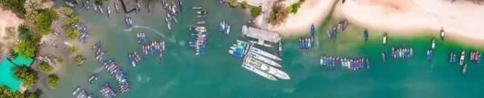 Framed Print : Aerial view of Hat Noppharat Thara Mu Ko Phi Phi National Park, Ao Nang, Krabi, Thailand Framed Print : Aerial view of Hat Noppharat Thara Mu Ko Phi Phi National Park, Ao Nang, Krabi, Thailand