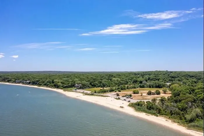 Framed Print : Aerial view of Havens Beach, Sag Harbor, NY Framed Print : Aerial view of Havens Beach, Sag Harbor, NY