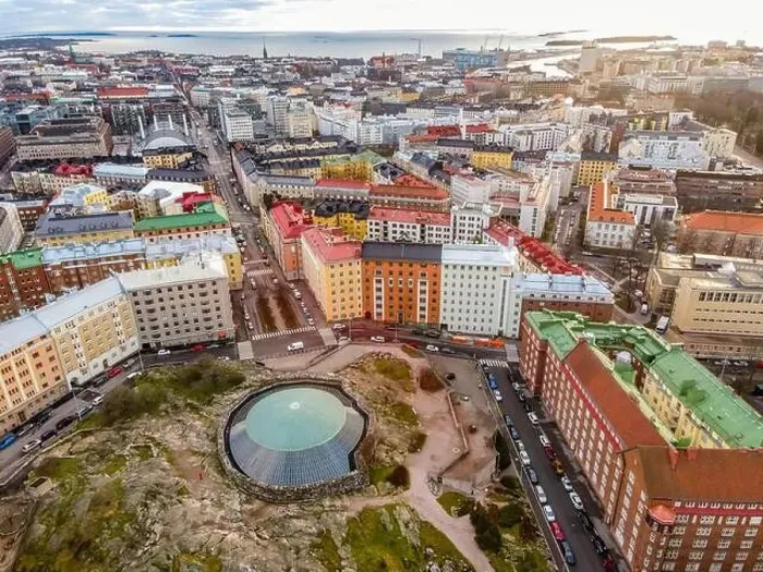 Framed Print : Aerial view of Helsinki. Finland Framed Print : Aerial view of Helsinki. Finland