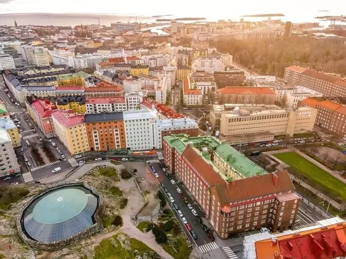 Framed Print : Aerial view of Helsinki. Finland Framed Print : Aerial view of Helsinki. Finland