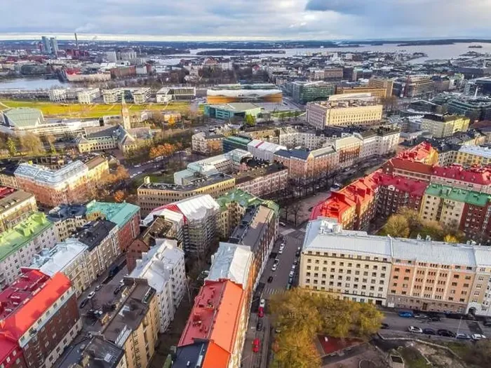 Framed Print : Aerial view of Helsinki. Finland Framed Print : Aerial view of Helsinki. Finland