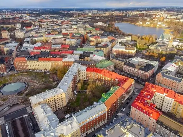 Framed Print : Aerial view of Helsinki. Finland Framed Print : Aerial view of Helsinki. Finland