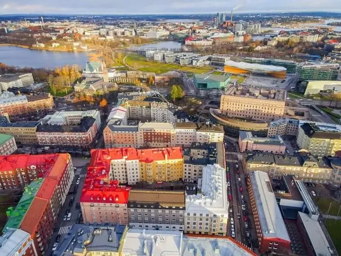 Framed Print : Aerial view of Helsinki. Finland Framed Print : Aerial view of Helsinki. Finland