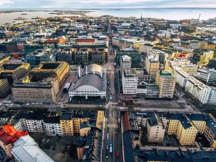 Framed Print : Aerial view of Helsinki. Finland Framed Print : Aerial view of Helsinki. Finland