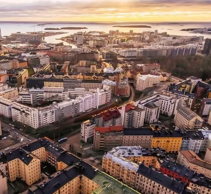 Framed Print : Aerial view of Helsinki. Finland Framed Print : Aerial view of Helsinki. Finland