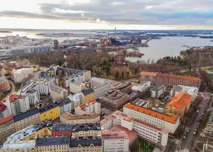 Framed Print : Aerial view of Helsinki. Finland Framed Print : Aerial view of Helsinki. Finland