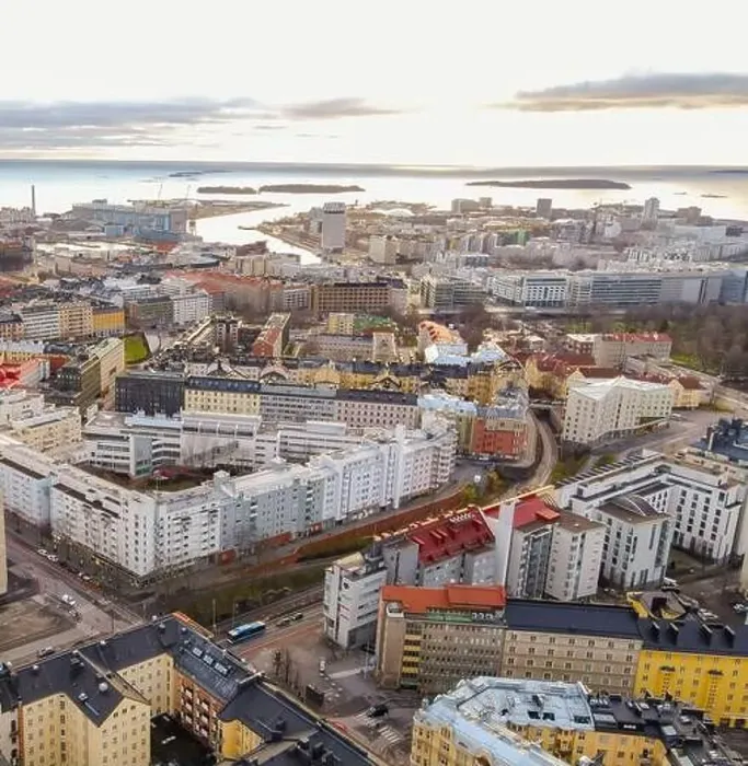 Framed Print : Aerial view of Helsinki. Finland Framed Print : Aerial view of Helsinki. Finland