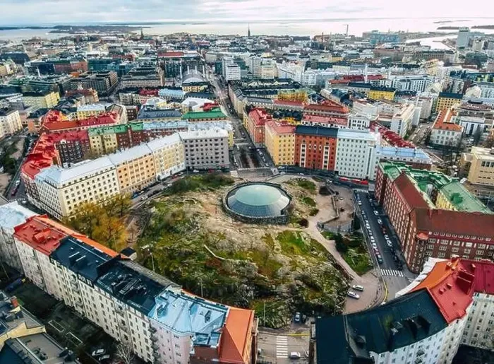 Framed Print : Aerial view of Helsinki. Finland Framed Print : Aerial view of Helsinki. Finland