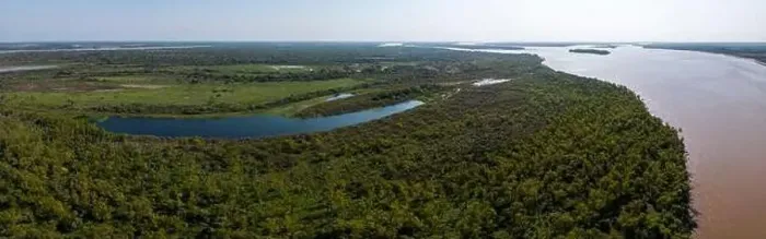 Framed Print : Aerial view of the huge river Framed Print : Aerial view of the huge river