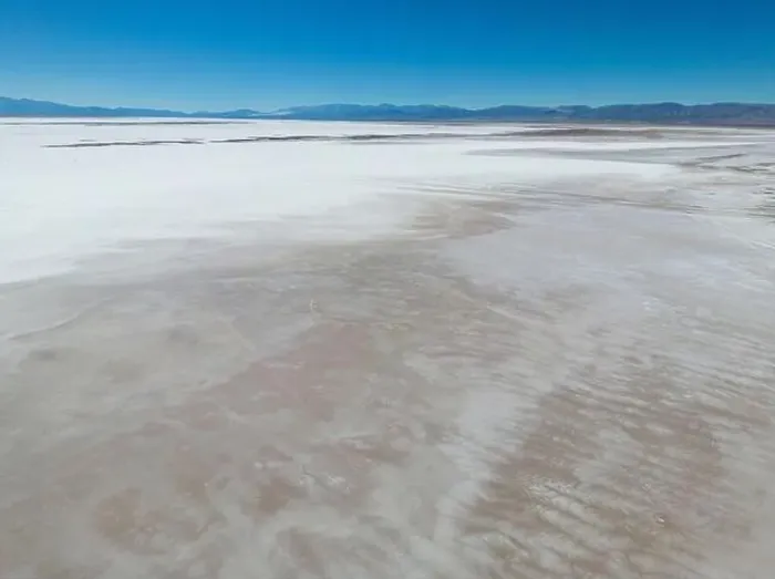 Framed Print : Aerial view of the huge salt flats Salinas Grandes de Jujuy in northern Argentina while traveling South America