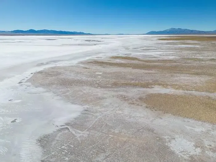 Framed Print : Aerial view of the huge salt flats Salinas Grandes de Jujuy in northern Argentina while traveling South America