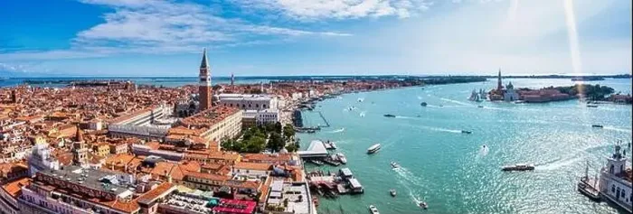 Framed Print : Aerial view of iconic San Marco square