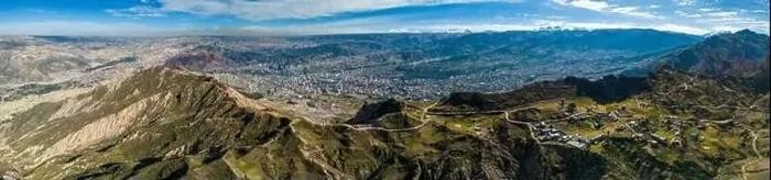 Framed Print : Aerial view from the impressive landmark Muela del Diablo down into the valley with the highest capital Framed Print : Aerial view from the impressive landmark Muela del Diablo down into the valley with the highest capital