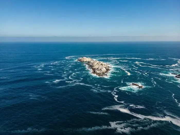 Framed Print : Aerial view of Isla Pan de Azúcar in the National Park Pan de Azúcar at the coast of the Atacama desert in Chile Framed Print : Aerial view of Isla Pan de Azúcar in the National Park Pan de Azúcar at the coast of the Atacama desert in Chile